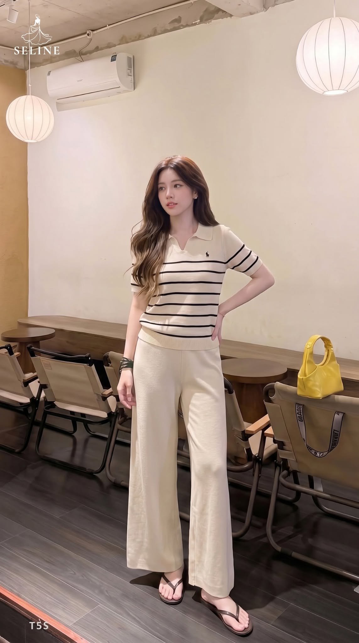820239722_122132463159340147_8596087788224585782_n ÁO POLO SỌC & QUẦN ỐNG RỘNG